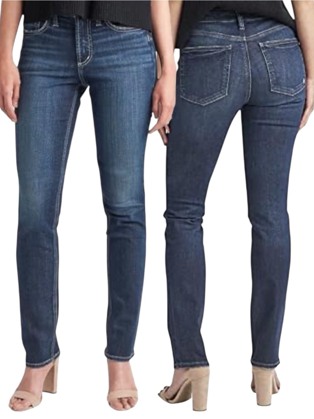 Silver Jeans Most Wanted Straight Jeans W27 L33 Dark Wash